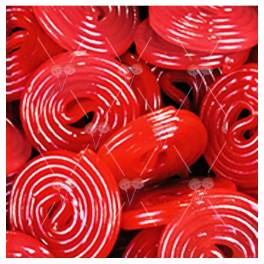 Discos regaliz rojo (espirales)